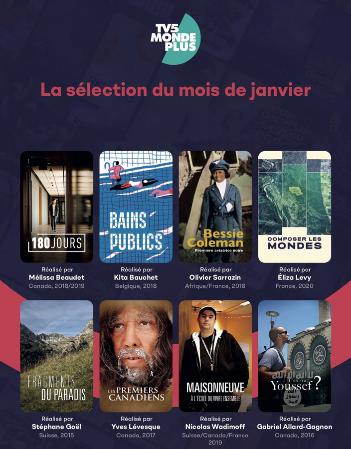 TV5MONDE PLUS OFFERS A SELECTION OF DOCUMENTARIES