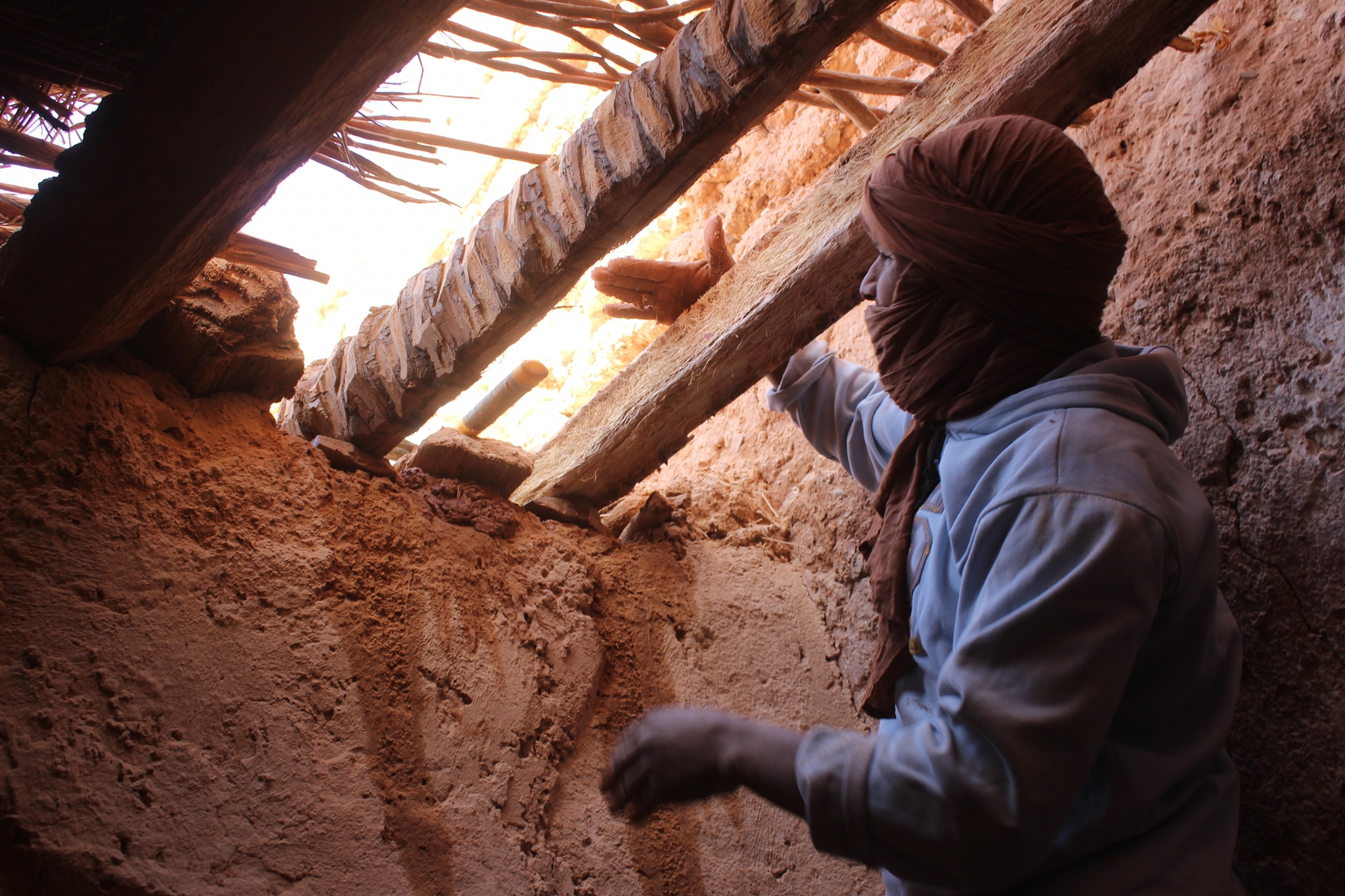 CHANTIER BĖNĖVOLE POUR LA RESTAURATION DE L'AGHAM AKABLI A TALMINE - CMCA
